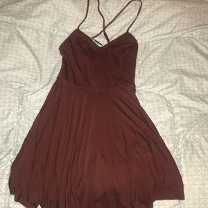 Maroon Dress